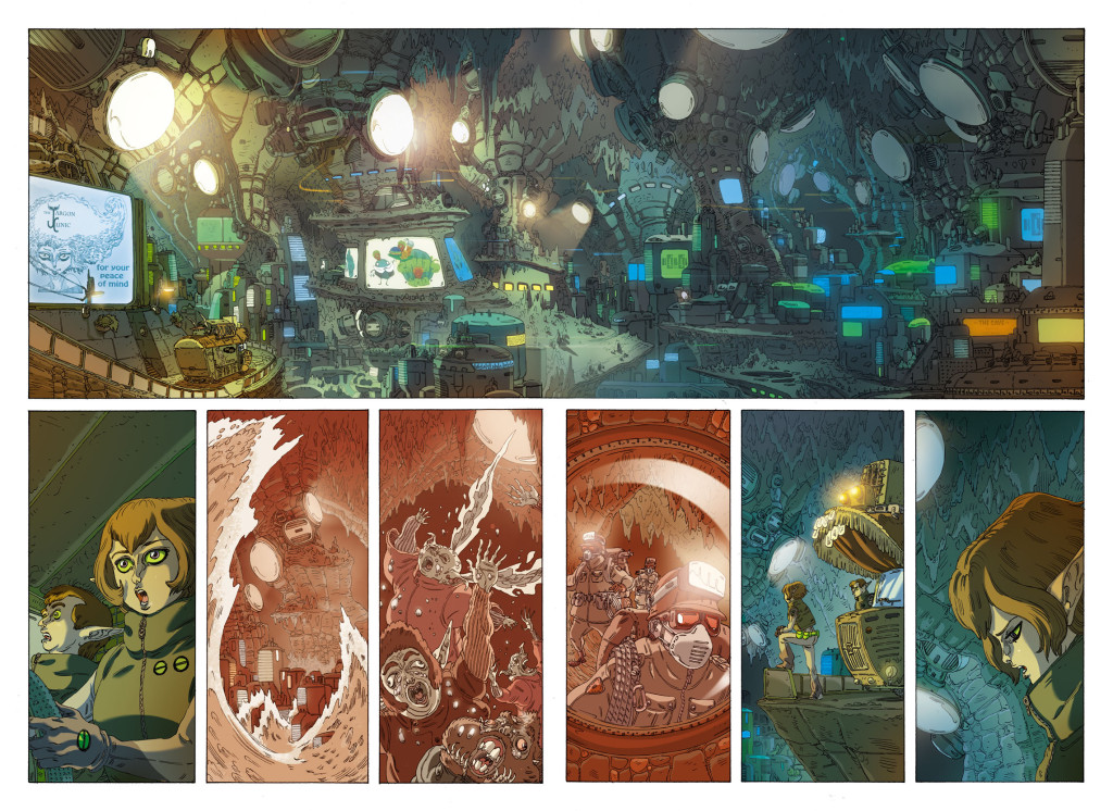 Image of Haven City from Artemis Fowl: The Eternity Code Graphic Novel