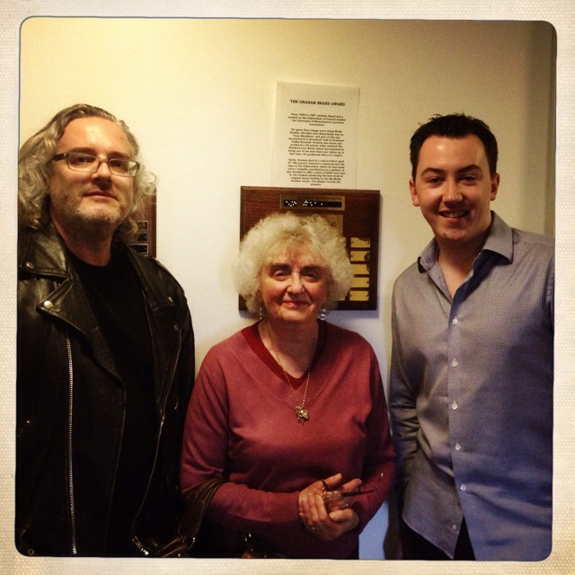 Andy, Mrs Brand and Adam Allinson