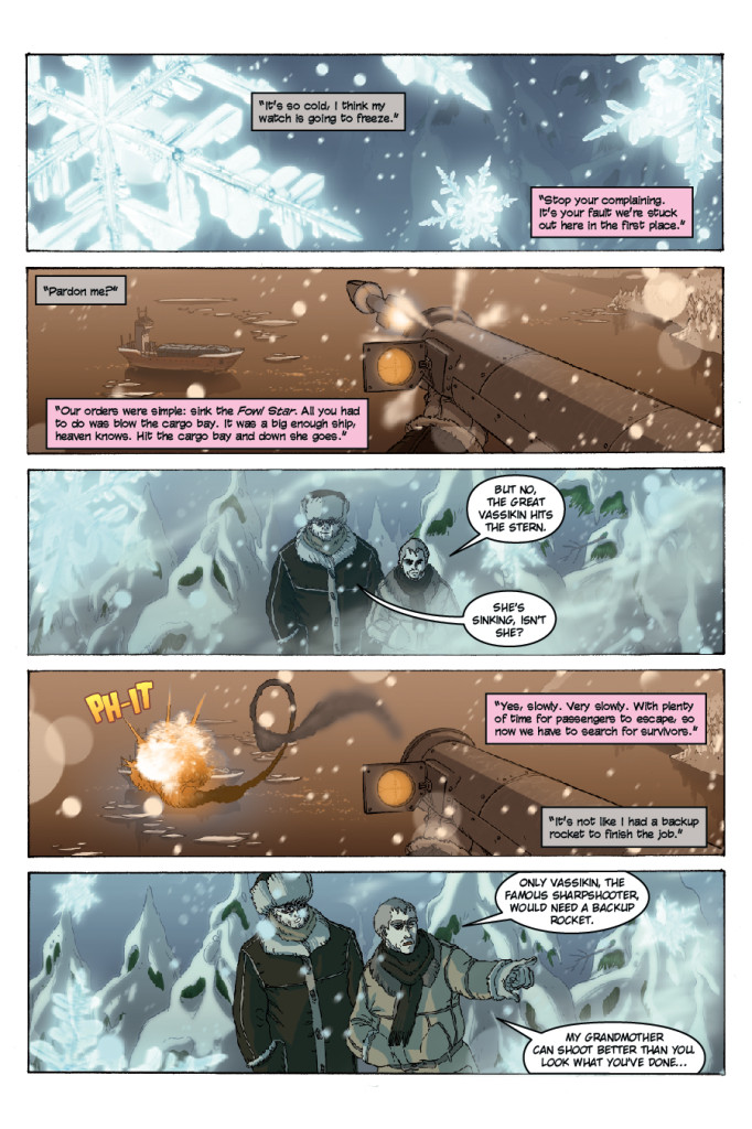 Image from Artemis Fowl The Arctic Incident The Graphic Novel